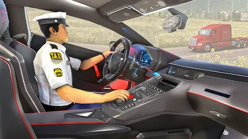 Скриншот 1 — Crazy Car Driving: Taxi Games