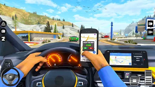 Скриншот 3 — Crazy Car Driving: Taxi Games