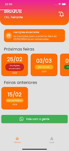 Скриншот 1 — Feira Brique de Blumenau