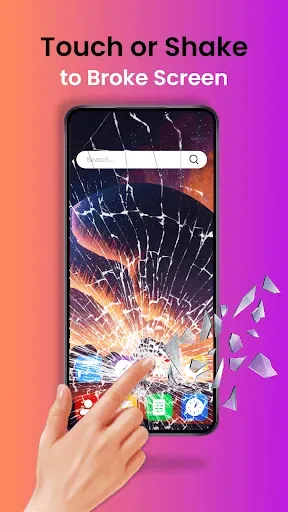 Скриншот 2 — Broken Screen Wallpaper 2023