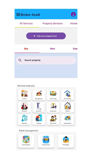 Скриншот 1 — BrokerAzadi: Buy, Sell, Rent