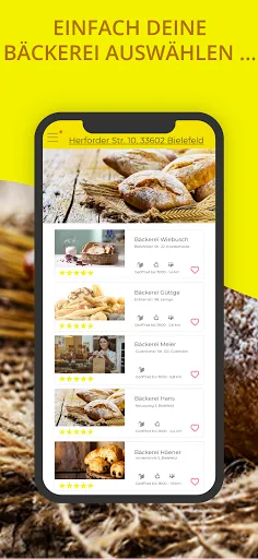 Скриншот 3 — Brötchen App – einfach. vorbes
