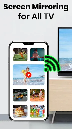 Скриншот 1 — Screen Mirroring for All TV