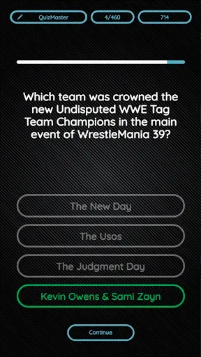 Скриншот 6 — QuizMaster: Wrestling