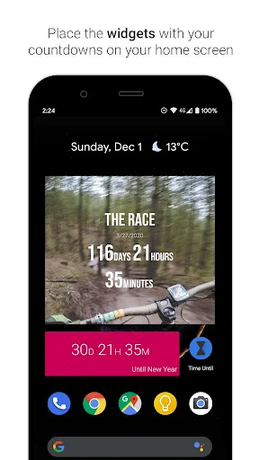 Скриншот 4 — Time Until: Countdowns, Widget