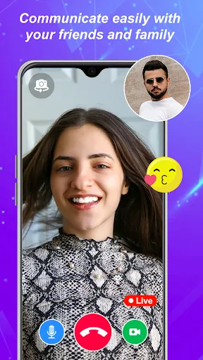 Скриншот 2 — Girl Video Call & Chat