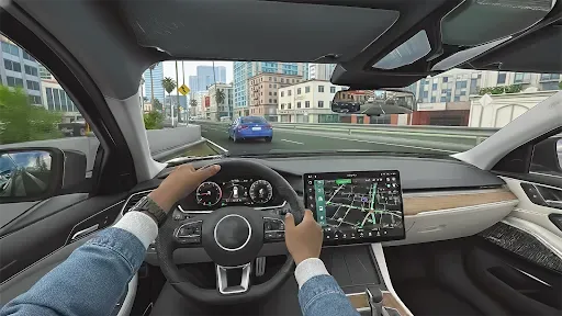 Скриншот 1 — City Car Driving School 2025