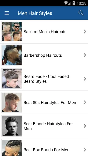 Скриншот 1 — Men Hair Styles