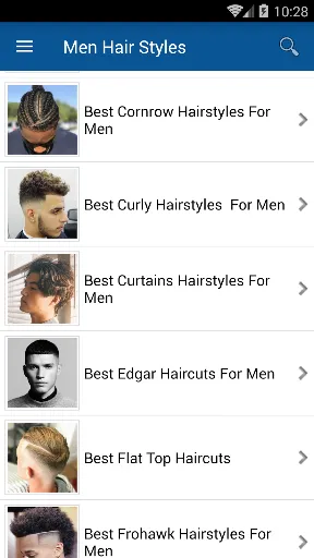 Скриншот 2 — Men Hair Styles