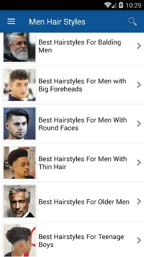 Скриншот 3 — Men Hair Styles