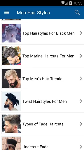Скриншот 4 — Men Hair Styles