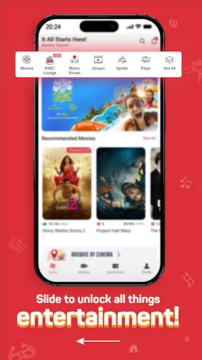 Скриншот 1 — BookMyShow | Movies & Events