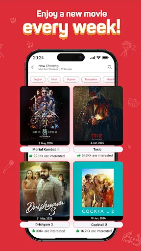 Скриншот 2 — BookMyShow | Movies & Events