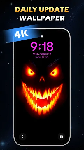 Скриншот 1 — Silly Smiley Live Wallpaper