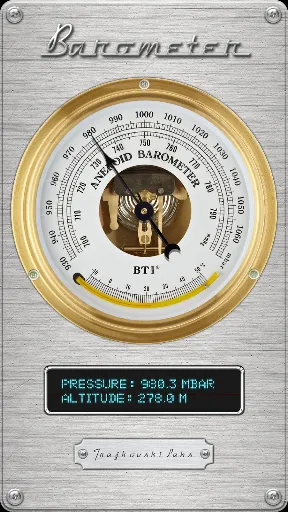 Скриншот 2 — Barometer - Air Pressure