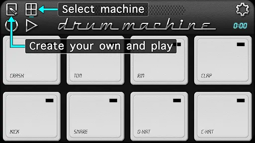 Скриншот 1 — Drum Machine - Pad & Sequencer