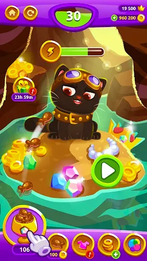 Скриншот 4 — Bubbu Jewels (котик бубу)