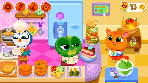 Скриншот 2 — Bubbu School (котик бубу)