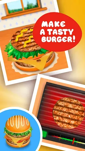 Скриншот 2 — Burger Deluxe - Cooking Games
