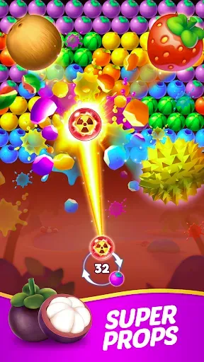 Скриншот 2 — Bubble Shooter：Fruit Splash
