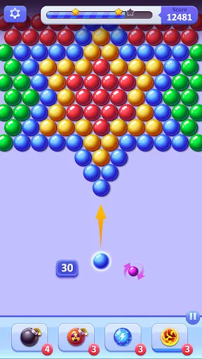 Скриншот 1 — बबल शूटर(Bubble Shooter)