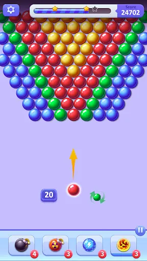 Скриншот 2 — बबल शूटर(Bubble Shooter)