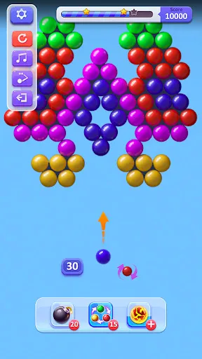 Скриншот 2 — Shoot Bubble - Лопать пузыри