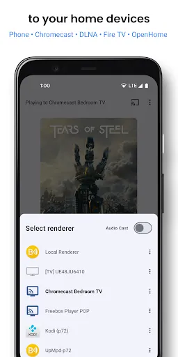 Скриншот 2 — BubbleUPnP for DLNA/Chromecast