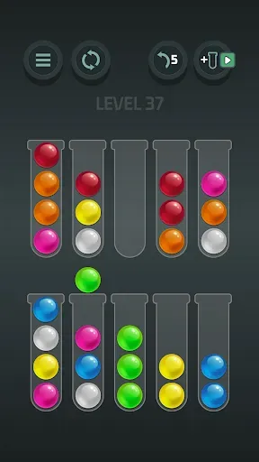 Скриншот 1 — Sort Balls Sorting Puzzle Game