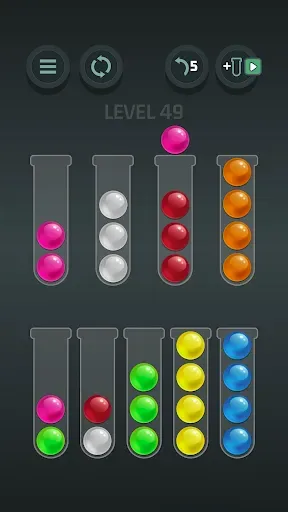 Скриншот 3 — Sort Balls Sorting Puzzle Game