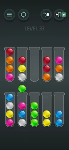 Скриншот 6 — Sort Balls Sorting Puzzle Game