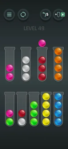 Скриншот 8 — Sort Balls Sorting Puzzle Game