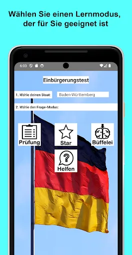 Скриншот 1 — Einbürgerungstest 2026
