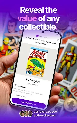 Скриншот 1 — Collectibles.com: Scan + Value