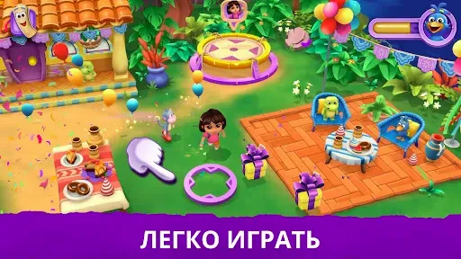 Скриншот 1 — Дора: исследуйте и играйте!
