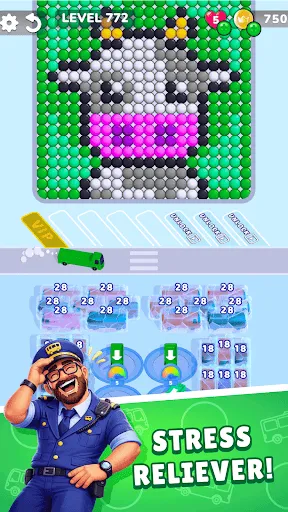 Скриншот 1 — Bubble Bus: Parking Jam Puzzle