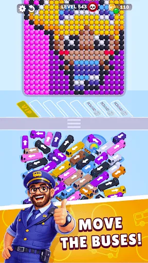 Скриншот 6 — Bubble Bus: Parking Jam Puzzle