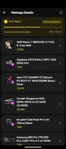 Скриншот 5 — BuildCores: 3D Part Picker PC