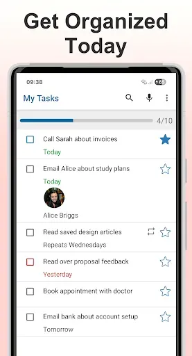 Скриншот 1 — My Tasks - To do list