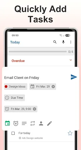 Скриншот 2 — My Tasks - To do list