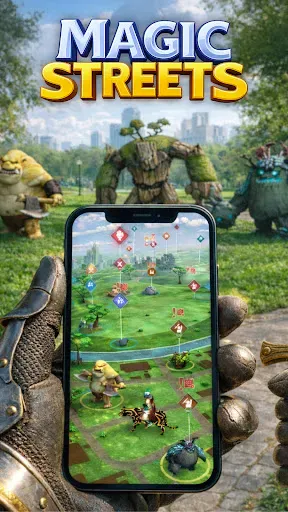 Скриншот 1 — Magic Streets: GPS RPG Go Game