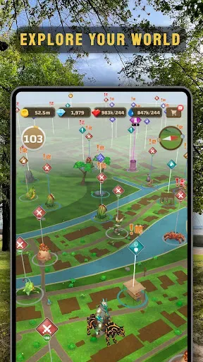 Скриншот 2 — Magic Streets: GPS RPG Go Game