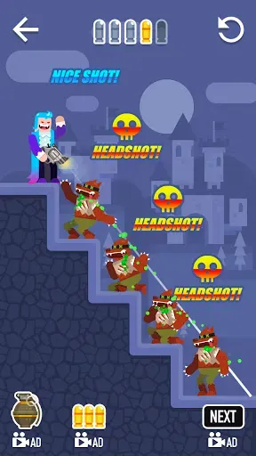 Скриншот 3 — Fire! Mr.Gun - Bullet Shooting