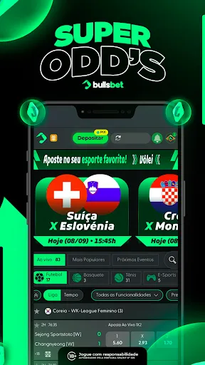 Скриншот 4 — Bullsbet - Cassino & Apostas