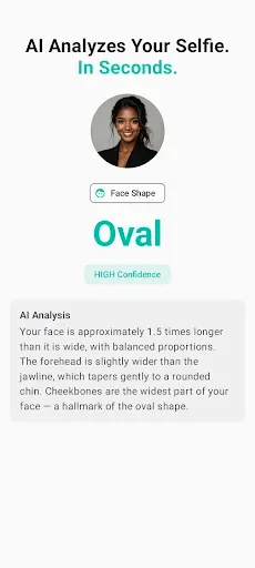 Скриншот 2 — Face Shape AI: Face Analyzer