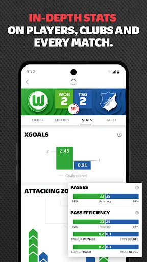 Скриншот 5 — Bundesliga: Live Soccer Scores