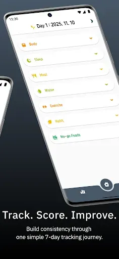 Скриншот 2 — BITS & BITS : 7-Day Diet Track