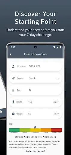 Скриншот 3 — BITS & BITS : 7-Day Diet Track