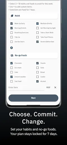 Скриншот 4 — BITS & BITS : 7-Day Diet Track
