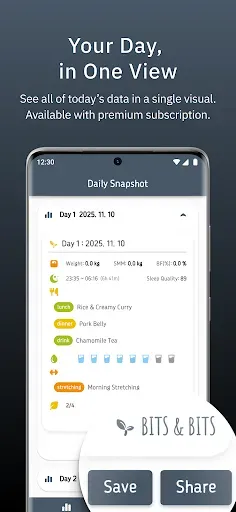 Скриншот 7 — BITS & BITS : 7-Day Diet Track